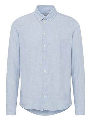 Casual Friday CFAnton 0053 BD LS linen mix shirt:S Silver Lake Blue | Freewear