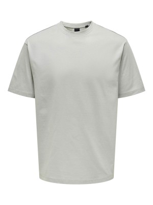 ONLY&SONS ONSFRED RLX SS TEE NOOS Mirage Gray | Freewear