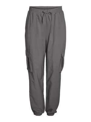 Noisy May NMKIRBY HW CARGO PANTS WVN NOOS Charcoal Gray | Freewear