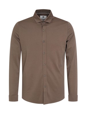 Gabbiano Premium Shirt deep taupe | Freewear Premium Shirt - www.freewear.nl - Freewear