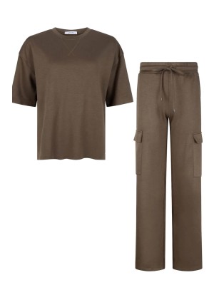 Ambika Pak broek/top Breeze Taupe | Freewear