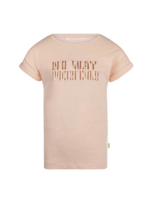 No Way Monday Ki T-shirt ss faded peach | Freewear