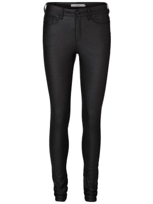 Vero Moda VMSEVEN NW SS SMOOTH COATED PANTS N: Black/COATED | Freewear VMSEVEN NW SS SMOOTH COATED PANTS N: - www.freewear.nl - Freewear