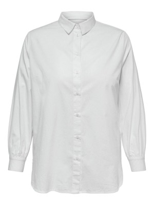 Carmakoma CARNORA NEW  L/S SHIRT WVN NOOS Bright White | Freewear
