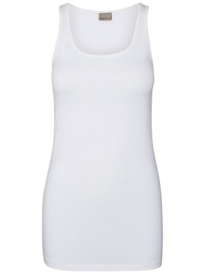 Vero Moda:Vero Moda VMMAXI MY SOFT  LONG TANK TOP NOOS Bright White | Freewear