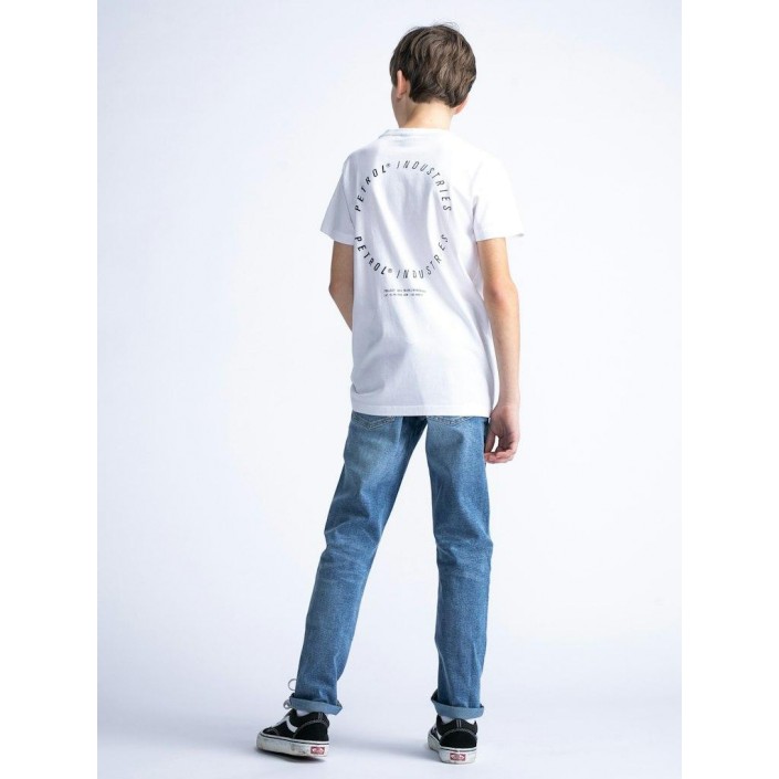 Petrol Industries Boys T-Shirt SS Bright White | Freewear Boys T-Shirt SS - www.freewear.nl - Freewear