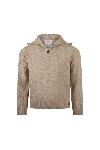 Koko Noko Ki Pullover rits taupe