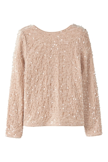 NAME IT KIDS NKFRUSITTA LS BOW BLOUSE jet stream/black bow