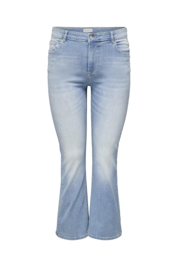 carmakoma CARWILLY LIFE HW FLARED DNM TAI467 : light blue denim